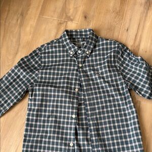 Boys Size Small Green Plaid Shirt